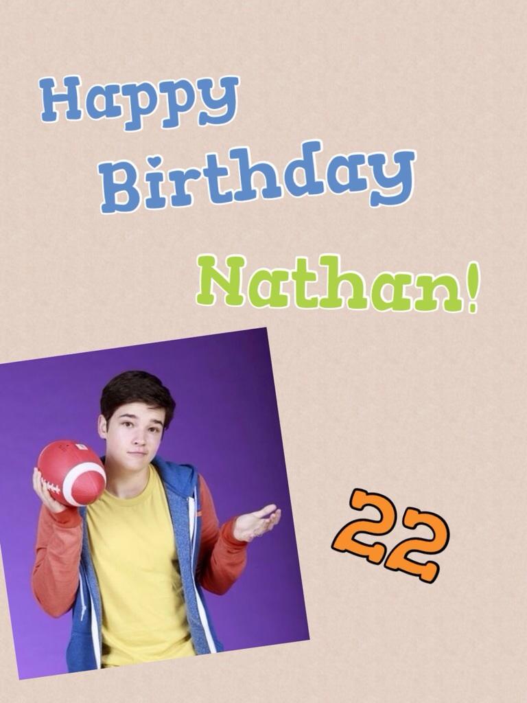 Happy Birthday,Nathan Kress!! 