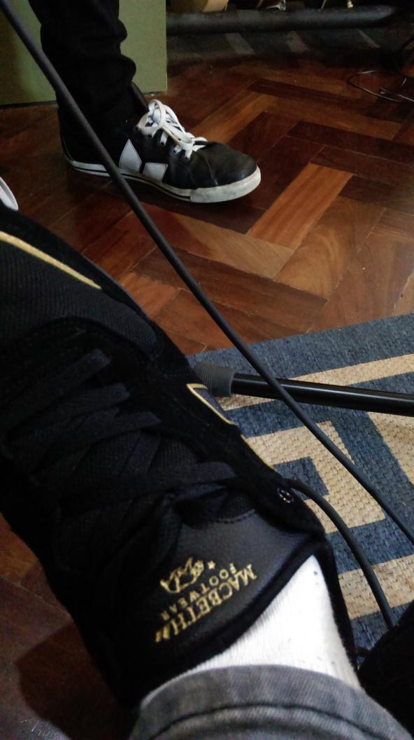 Day two in the studio! <a href="/Kieran_Daniels/">Kieran Daniels</a> &amp; @_ch3sty_ rep'in <a href="/Macbethfootwear/">Macbeth</a> <a href="/Macbeth_UK/">Macbeth UK</a> #WeWantYouInsideUs