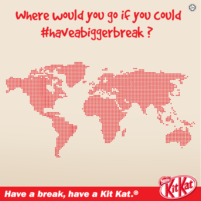 KitKatMsia's tweet photo. Dream big and you’ll get there some day! http://t.co/6i4SYYcTu2