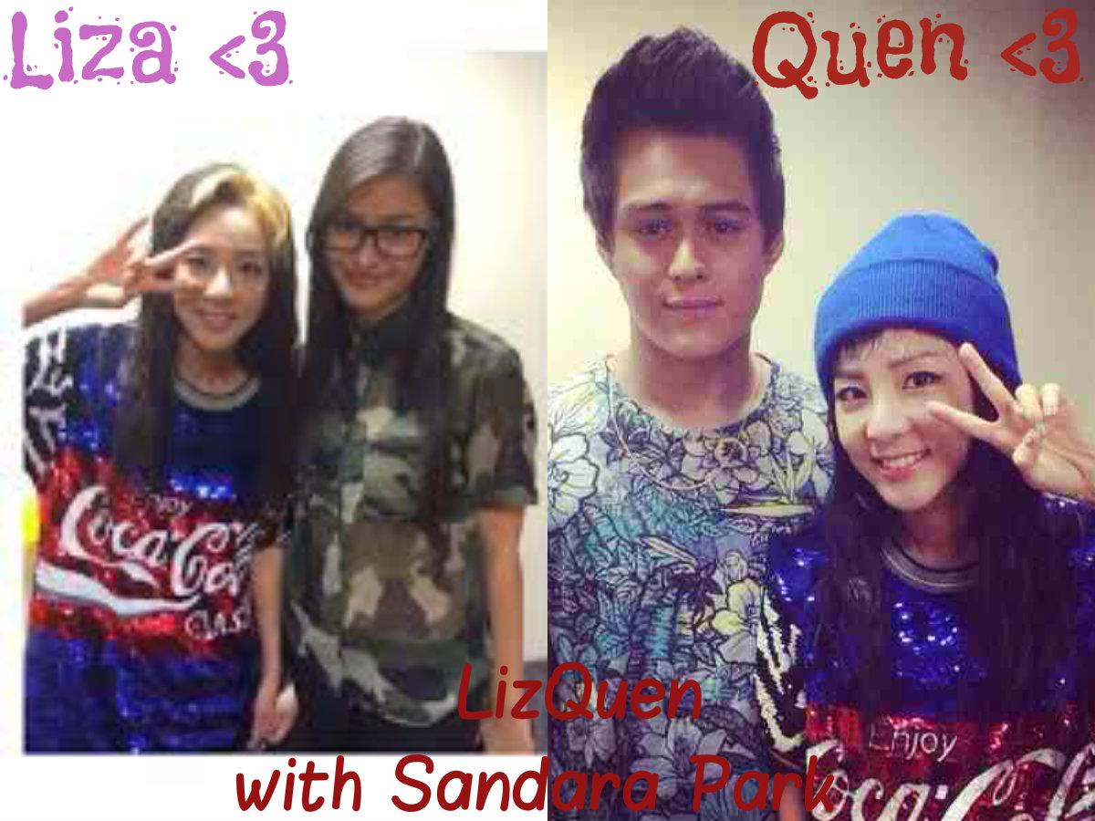 AgnesHopie's tweet photo. “@ivhie_gil: LizQuen w/ Sandara @itsenriquegil @lizasoberano @krungy21
@quenforce
#Forevemorethrowback http://t.co/CJqhYWgaza”