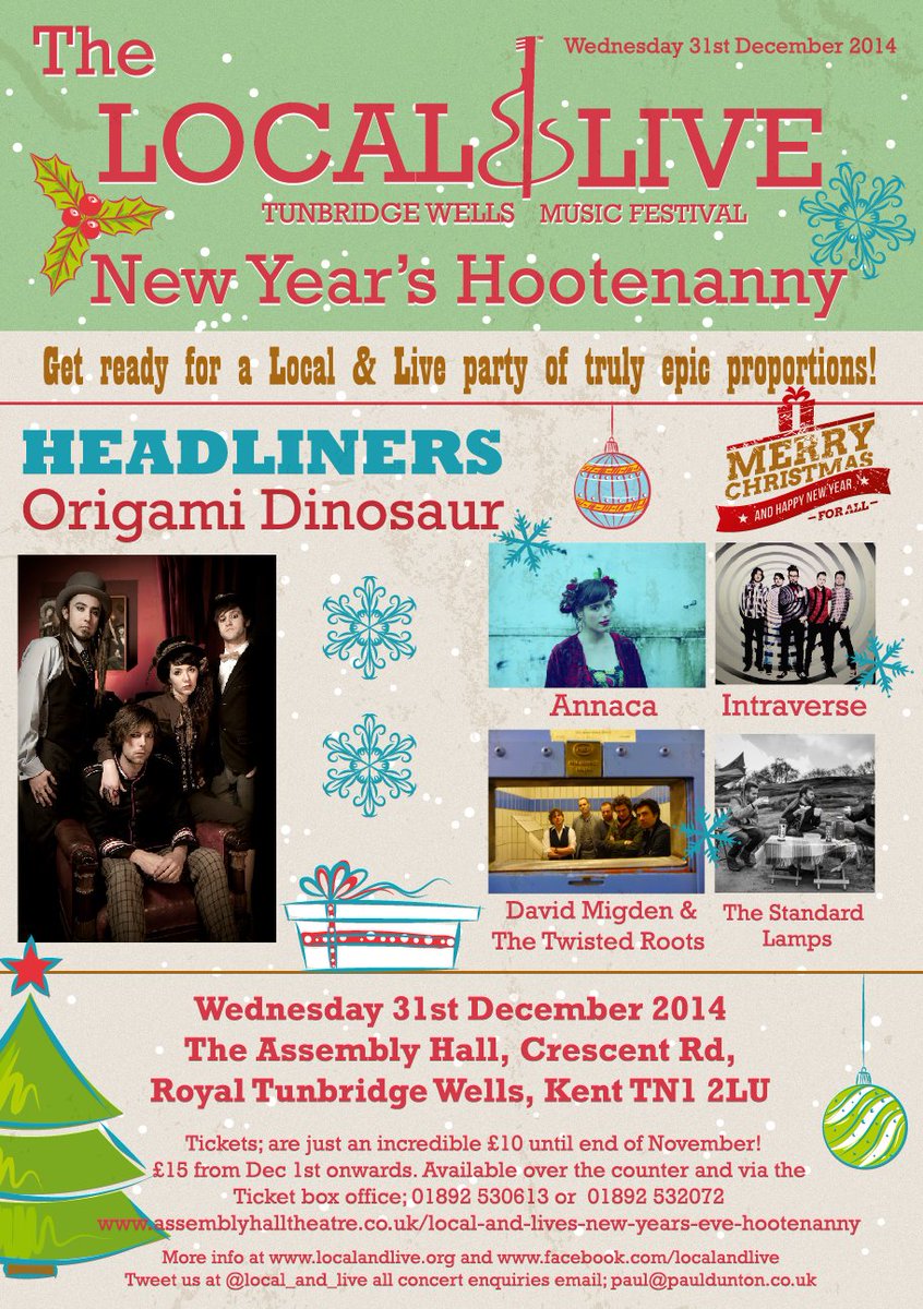 Local_and_Live's tweet photo. Don't forget to get NYE @ahttw tickets during November, when they are only £10 - evening includes @annacamusic http://t.co/03MGT3TQEg
