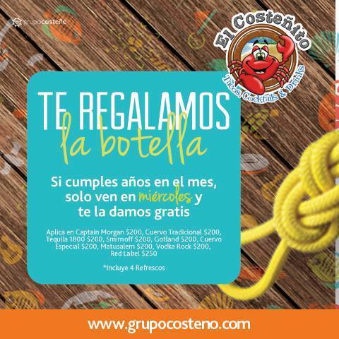 Carlos_MirRep's tweet photo. http://t.co/CsBK9MTwHr El Costeñito COSTEÑIZATE
Los Mejores Mariscos con las mejores promociones ahora en Hermosillo http://t.co/lVaZ0hxmpo