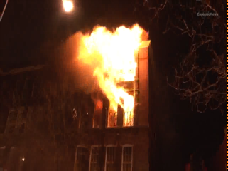 CapturedNews's tweet photo. Chicago: *BREAKING* 3-11 alarm fire working at a school being renovated on Sheffield. #CFD #extraalarm @chrissmith http://t.co/7tzCRRmeDj