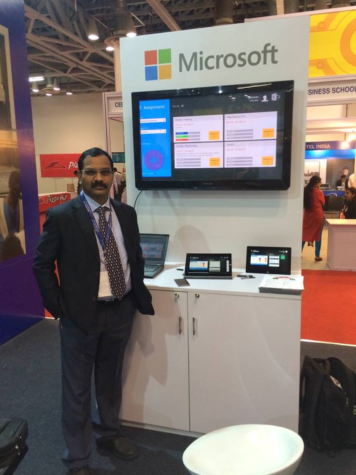 yelledi's tweet photo. "@Edvelop: @Knowledgexpo @necx Edvelop with @Microsoft for Education at  @IndUSTechSummit organized by @FollowCII http://t.co/z5pFksm6NB"