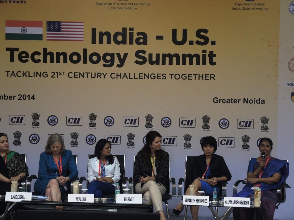 CII_Technology's tweet photo. Inspiring panel discussion ''Nothing can stop women from being successful leaders'' #entrepreneur #IndoUSTechSummit http://t.co/BcmKnw1jTh