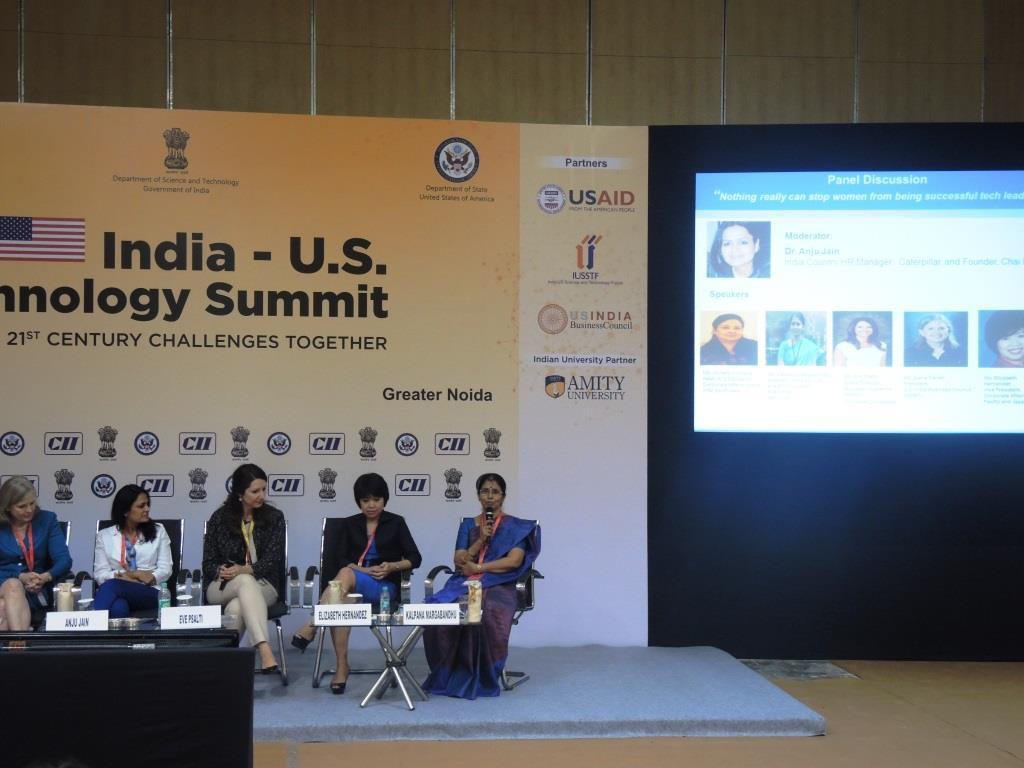 CII_Technology's tweet photo. Inspiring panel discussion ''Nothing can stop women from being successful leaders'' #entrepreneur #IndoUSTechSummit http://t.co/BcmKnw1jTh