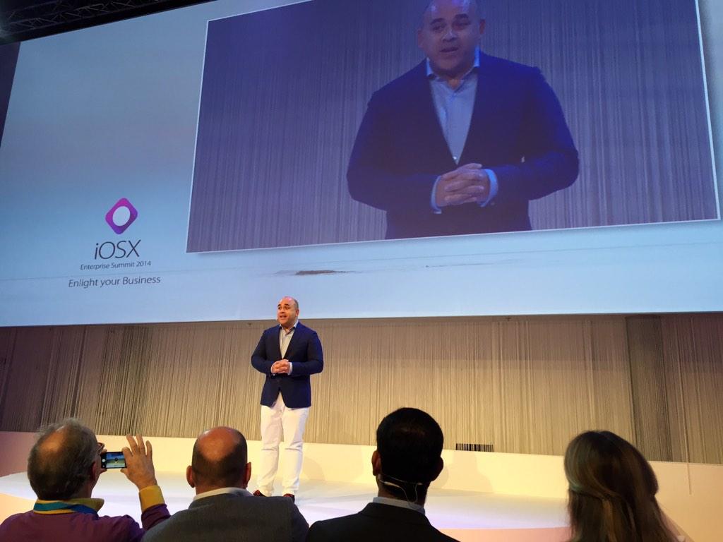 nickbotter's tweet photo. #iOSX14 kicksoff with @dannyfrietman exciting! KLM is next :) http://t.co/p2h0NuN68R