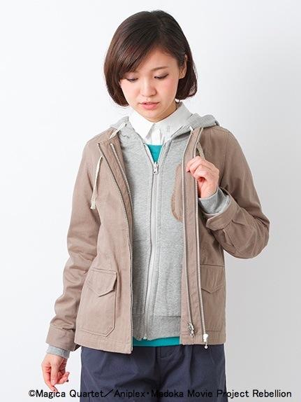 earth*まどマギコラボ悪魔ほむらパーカー 魔法少女まどかマギカ まど