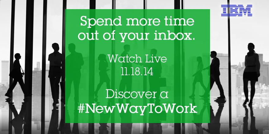 HCLDigital's tweet photo. BLOG: IBM VP @jeffschick discusses a #NewWayToWork in his latest blogpost. http://t.co/QFUKaIOxuE http://t.co/4lpRXsIZ7b