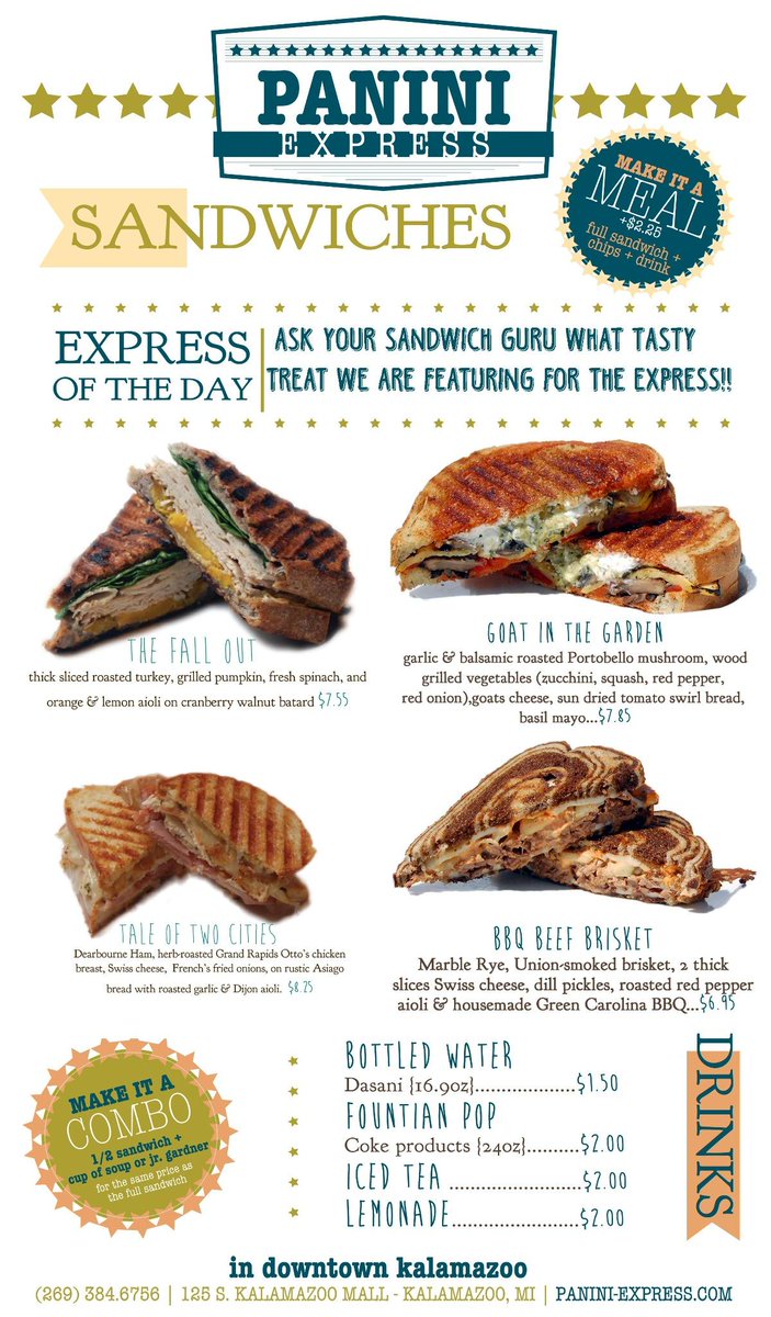 MyPaniniExpress's tweet photo. SNOW DAY! In honor were offering a HOT cup of soup for $1 with purchase of a full Panini! http://t.co/CCuTHaoVT2