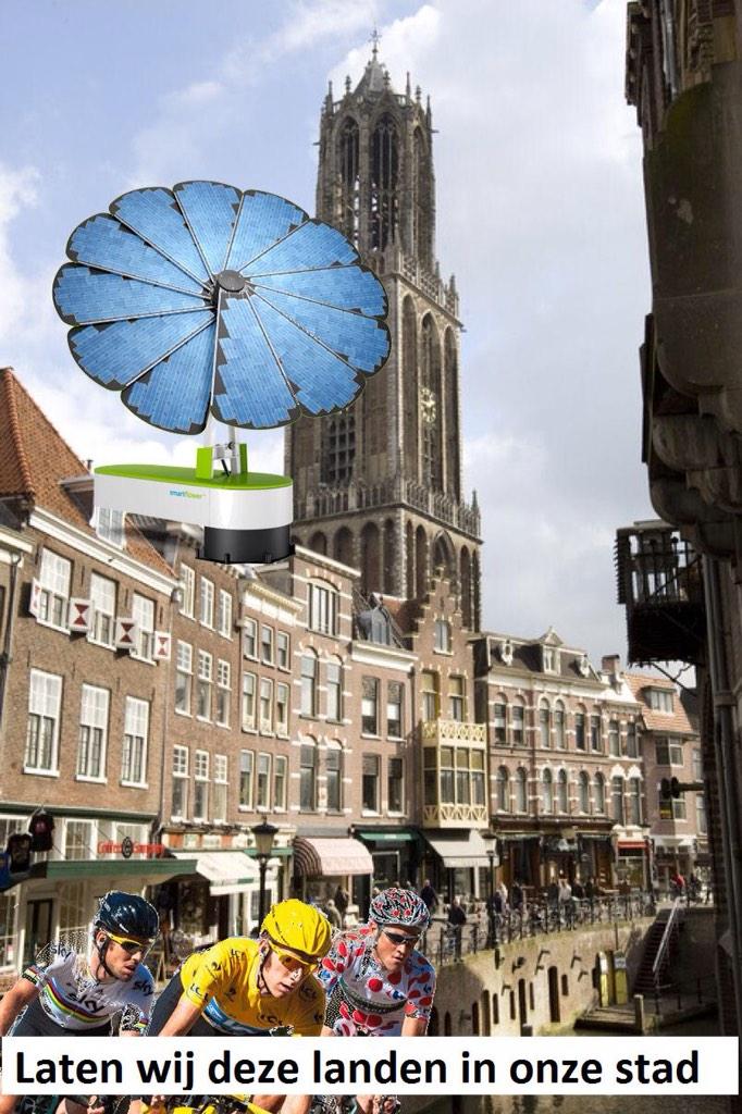 VoordorpUtrecht's tweet photo. Zonne-energie kan zó mooi zijn! Vanavond #smartflower in #RIA #Utrecht. #zinin http://t.co/l9rvE6HpEq http://t.co/7eZrUprWeF