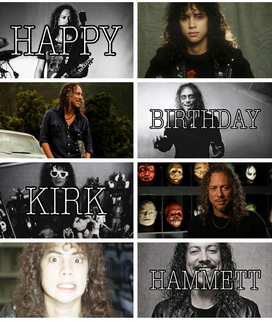 Happy birthday Kirk Hammett! 