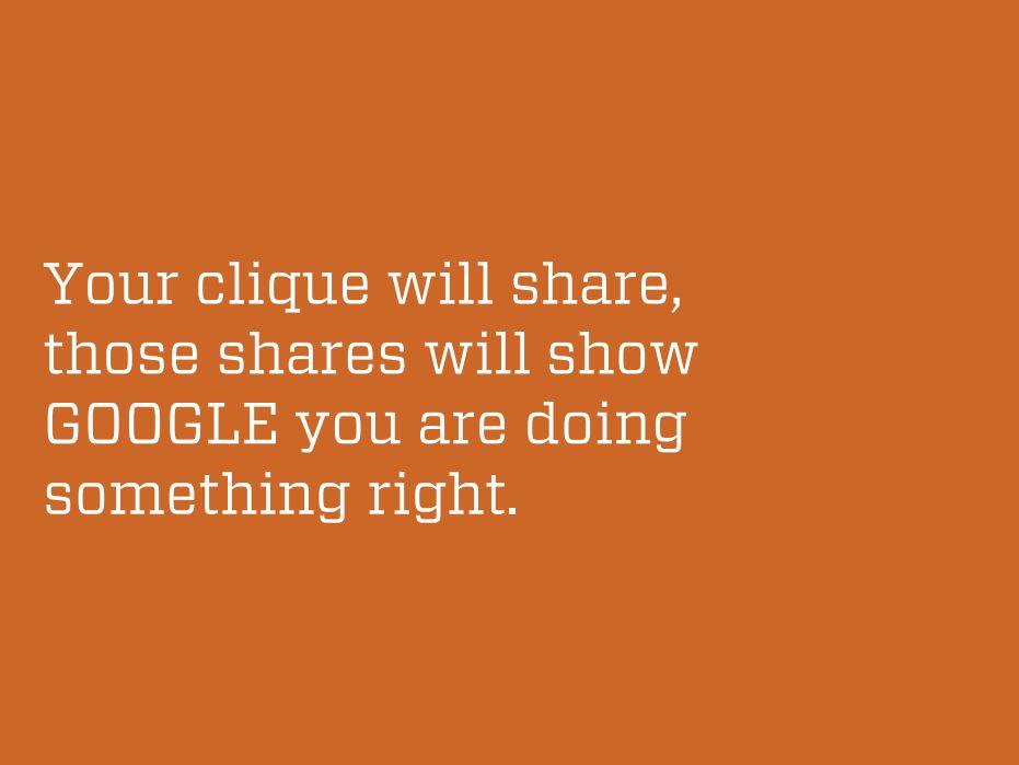 SeerInteractive's tweet image. Build Cliques! Cliques share your content!! @wilreynolds #StateofSearch
