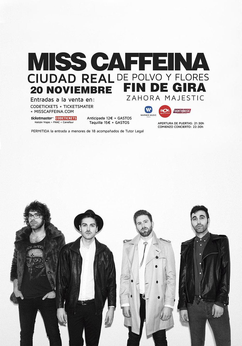 misscaffeina's tweet photo. Hoy SORTEAMOS 2 entradas para el jueves 20 en C.REAL entre los retweets. Empezamos!! http://t.co/3GxBpAZW0E http://t.co/MkhtJiw1h3