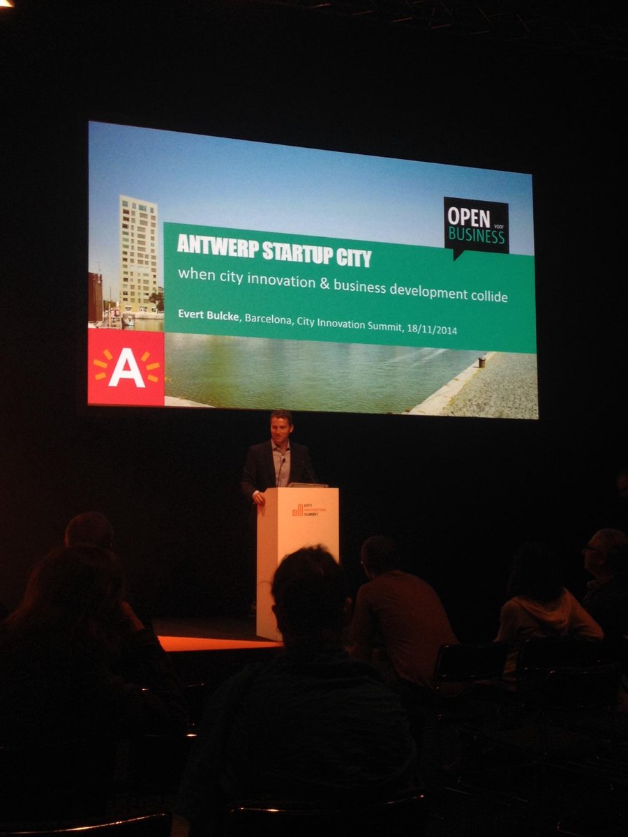 vanherbruggen's tweet photo. Evert talking about aOS, city sdk and synergy with business development… #CISBCN http://t.co/SjcphMjRk7