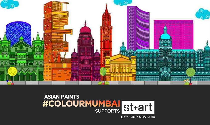 asianpaints's tweet photo. Heard of the urban art festival happening by @StartMumbai supported by @asianpaints? Time to give Mumbai a makeover! http://t.co/Df4AnaM7DS