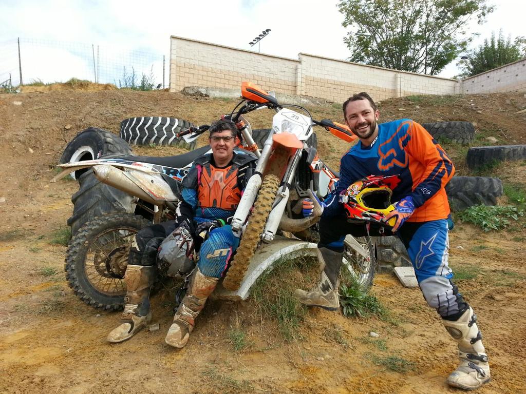 Estamos preparando no sólo a futuras promesas del trial, también entrenamos en modalidad de enduro @juanalfredofuen