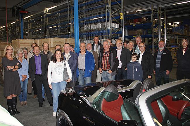 25 Teilnehmer bei Betriebsbesichtigung bei Schwarz Elektromotoren GmbH am 5.11.14 mit #Wirtschaftsregion #Hochfranken