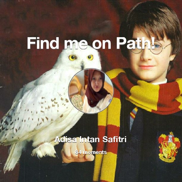 Adisa_intann's tweet photo. I've shared 84 memories with my friends on #Path - see them now at http://t.co/bs9fwbozPz! #thepersonalnetwork http://t.co/DCvyXddUUQ