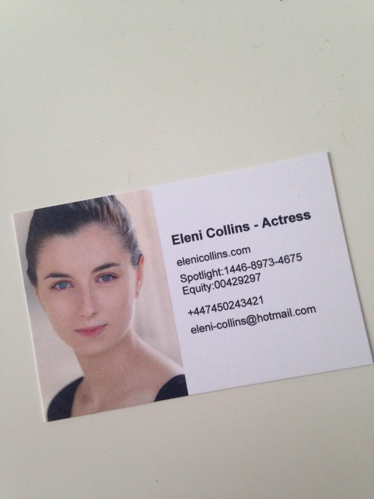 Actor Business Card 60 Photos - Moonagedaydream.film