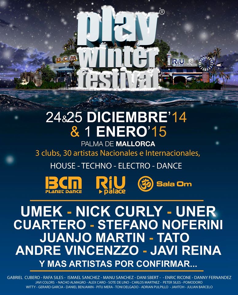 PlaySummerFest's tweet photo. #MallorcaOnfire Este invierno Mallorca se mueve !!!
PLAY WINTER FESTIVAL #PWF2014 
3 días con el MAYOR CARTEL POSIBLE http://t.co/Tnbf1pxX5q