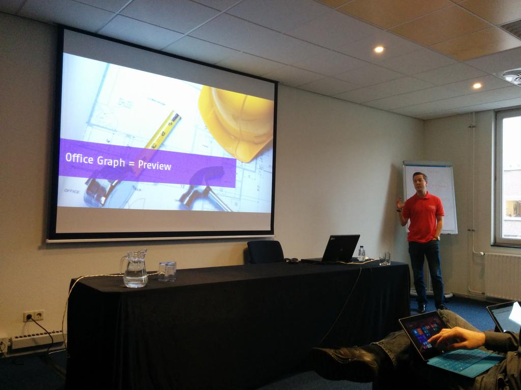 leonzandman's tweet image. Office Graph with @waldekm. #spcon14