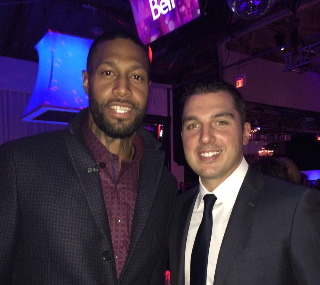 ajiafrateTT's tweet photo. Thrilled to support a great cause with the @MLSEFoundation - I rarely feel short but I did last night! #RapsCity http://t.co/7kuiGDdMnj
