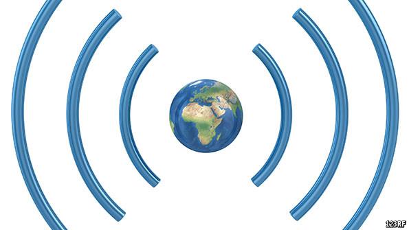 TheEconomist's tweet photo. By 2018,there will then be one Wi-Fi public hotspot for every 20 people on the planet http://t.co/LzlIGA4zAD http://t.co/XzXmSBahsw