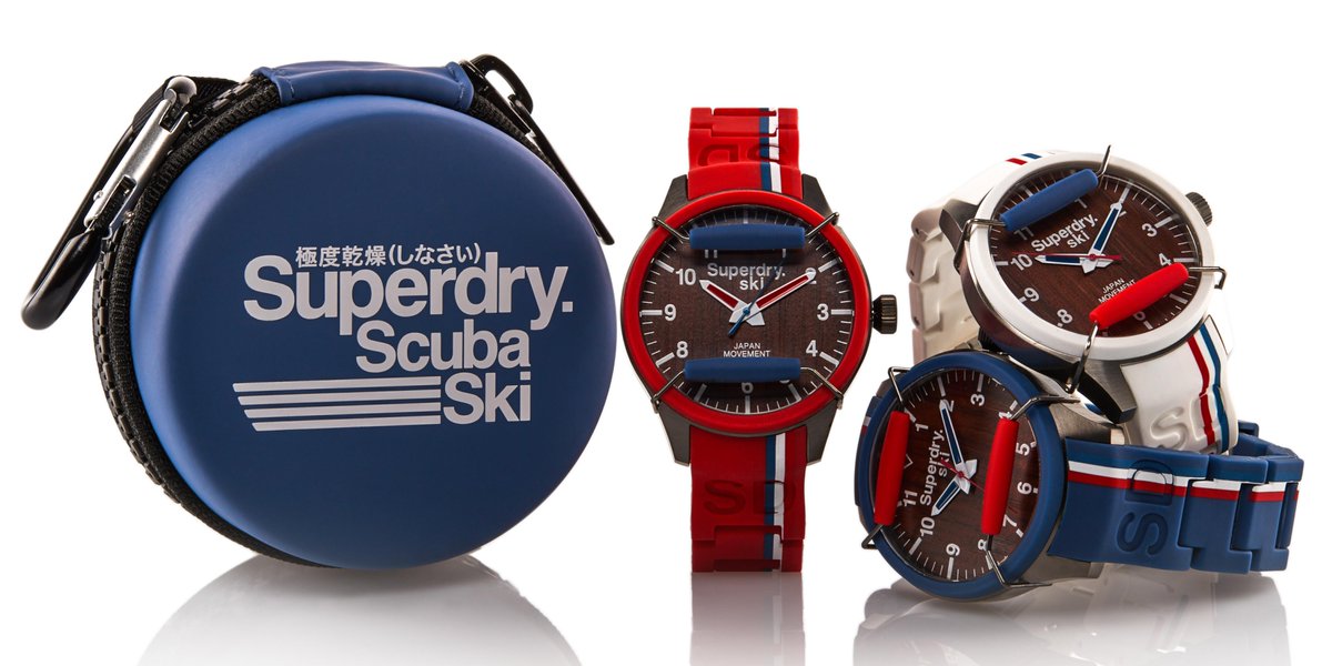 Superdry's tweet image. Want to #win 1 of these watches? We've 10 to #giveaway RT using #SuperdrySnow ts &amp;amp; cs apply &amp;gt;&amp;gt; sdry.co/YSrQ5r