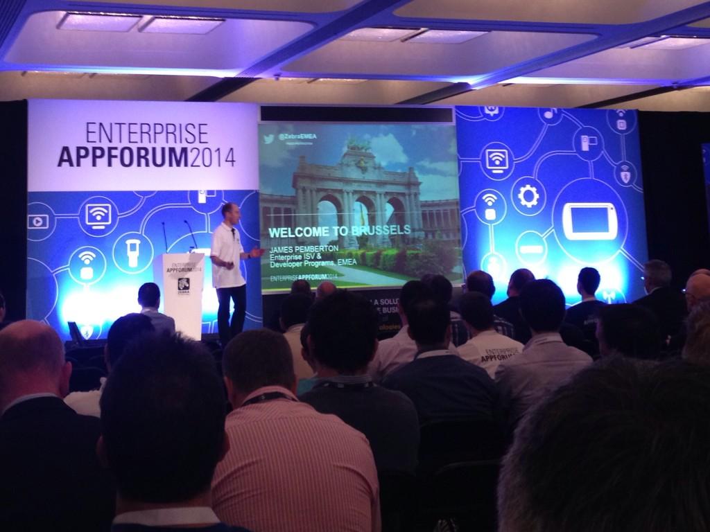 rg263993's tweet photo. Looking forward to 2014 EMEA Appforum &amp; connecting with the developers @ZebraEMEA http://t.co/b9eWnff8bP