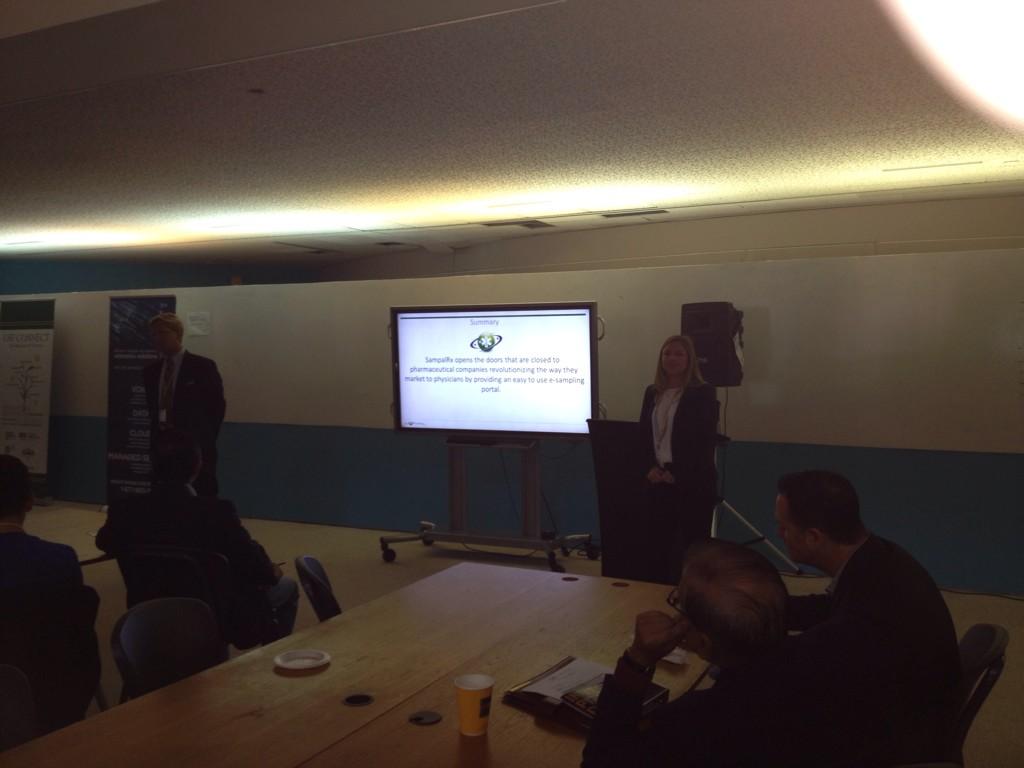 tampabaywave's tweet photo. @SampalRx opening up our Investor Pitch day w/ their female cofounder knocking our socks off! #startups #GEW2014 http://t.co/rdfmoxnfgQ