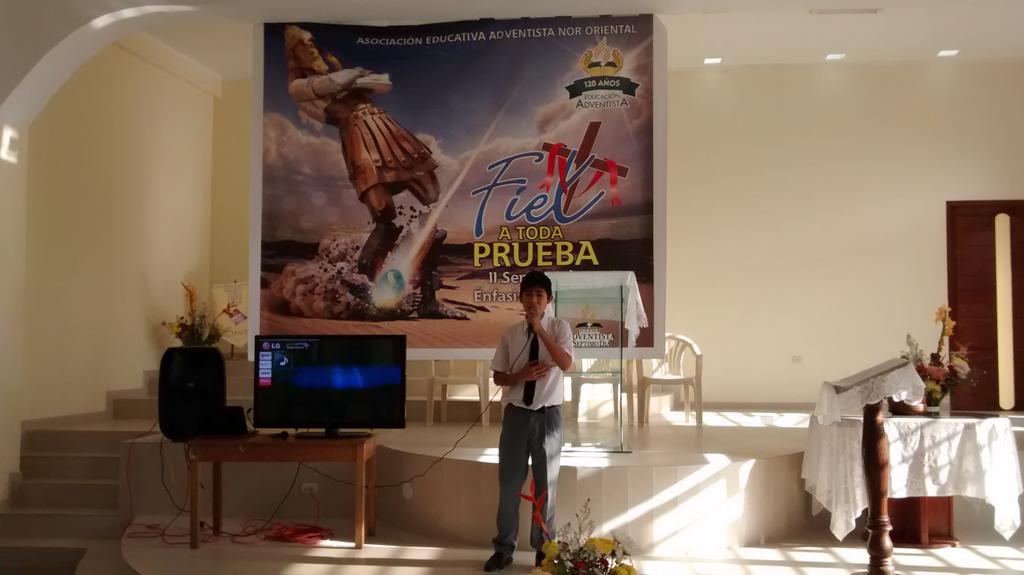 semana de oración: #FielaTodaPrueba con énfasis en #VivaConEsperanza del Colegio Adventista Moyobamba #EDUCAR
