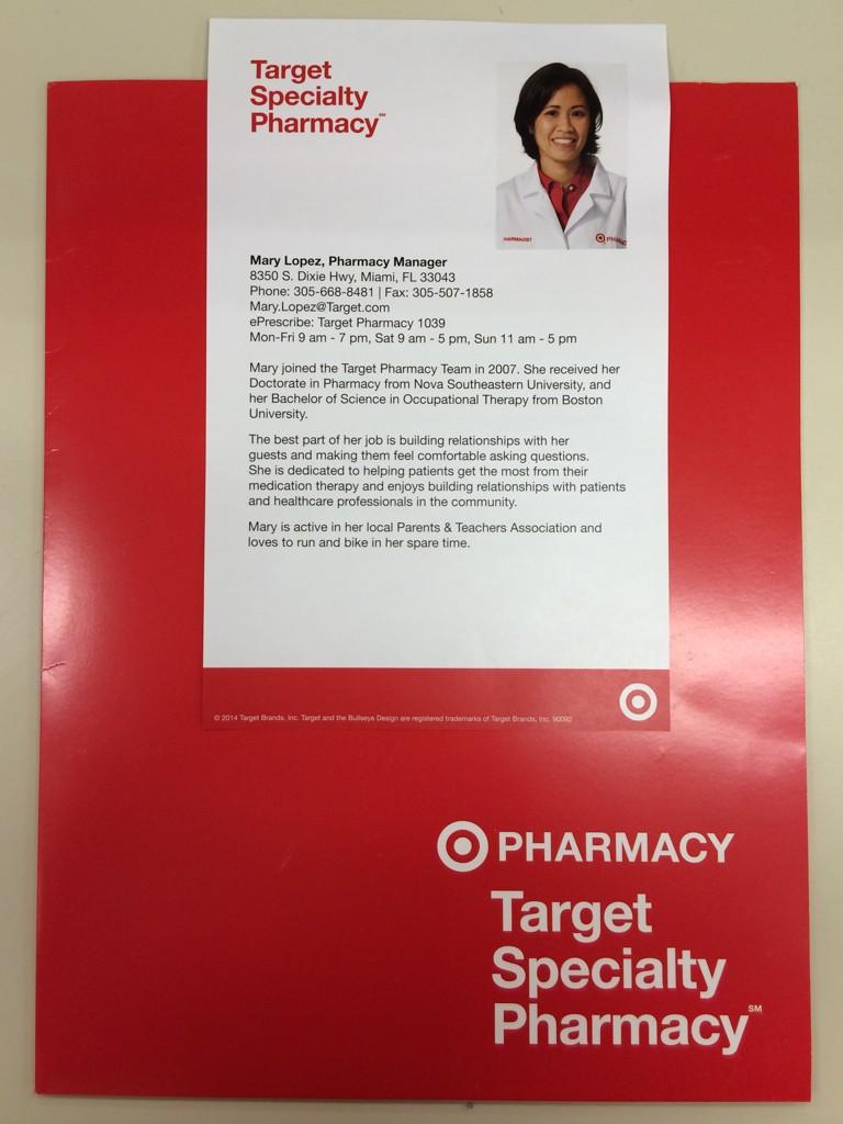 MichelleDiazTGT's tweet photo. Driving sales through Specialty Pharmacy! #HepCHub #D349Dale @amysstanleyrx http://t.co/YOvWAPZtlO