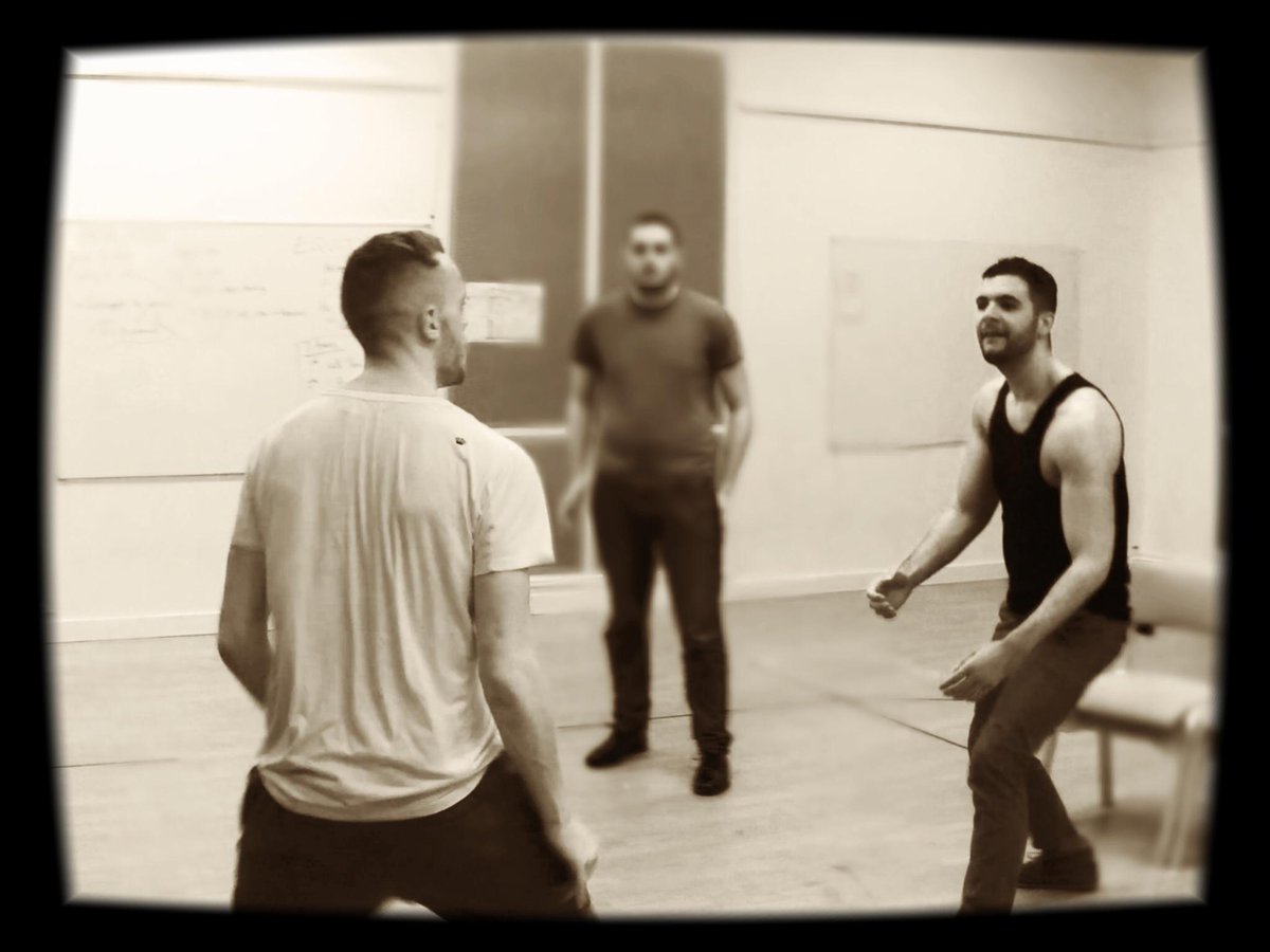 JoshuaFordActor's tweet photo. @PerryActing and I, squaring up in Scene One! #DaysofSignificance http://t.co/Gst2yJZkbw