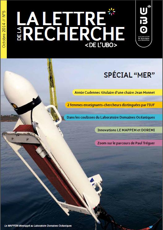 le 5ème numéro de la Lettre de la Recherche est sorti. Vous voulez le feuilleter ? liaison-lycees-ubo.univ-brest.fr/pages/recherche