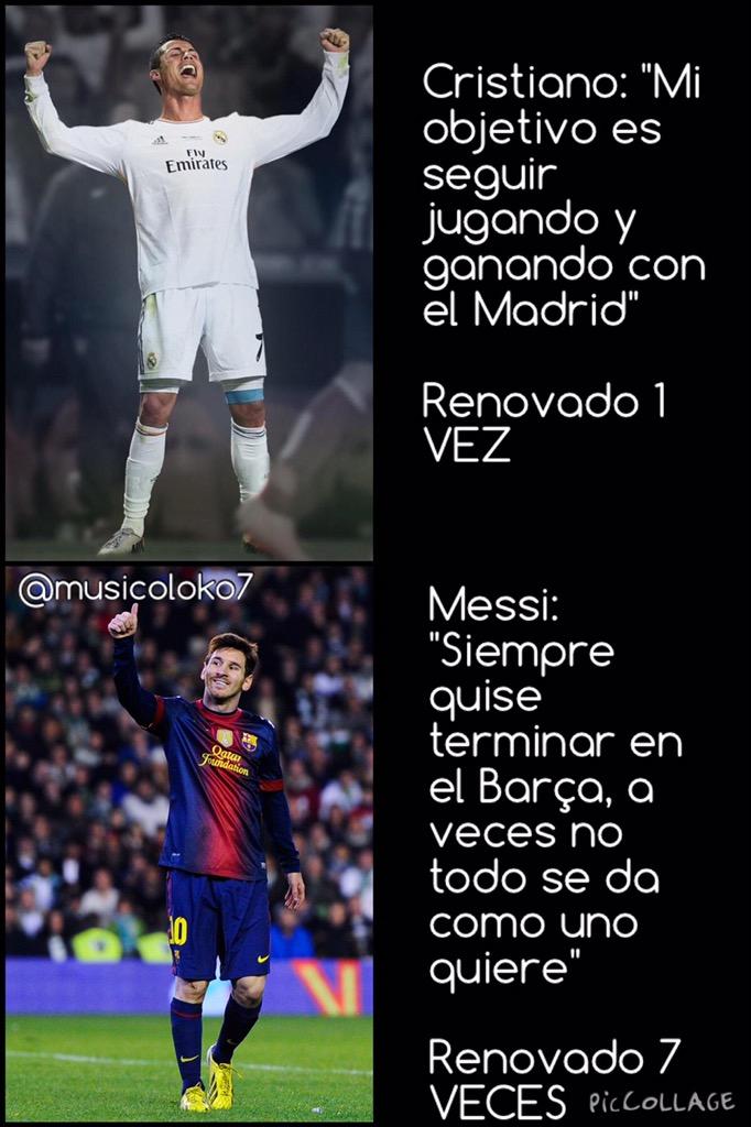 musicoloko7's tweet photo. Diferencias entre M€ssi y Cristiano

#LOL
#Datos http://t.co/eBDU2LFl5P