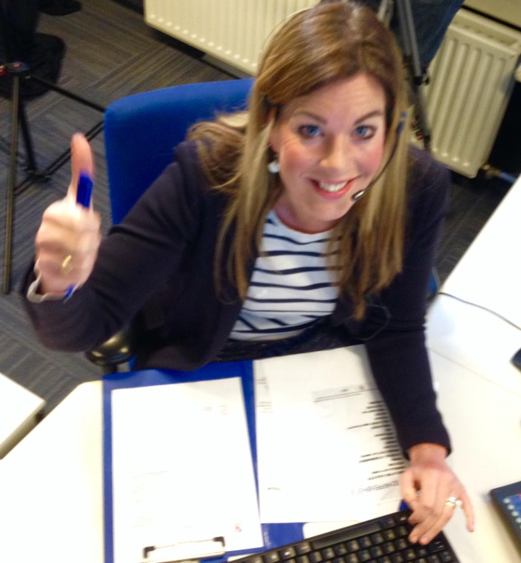 Ze vindt t leuk <a href="/MaureenKnobben/">Maureen Knobben</a>, #vb14 #rtvoost!