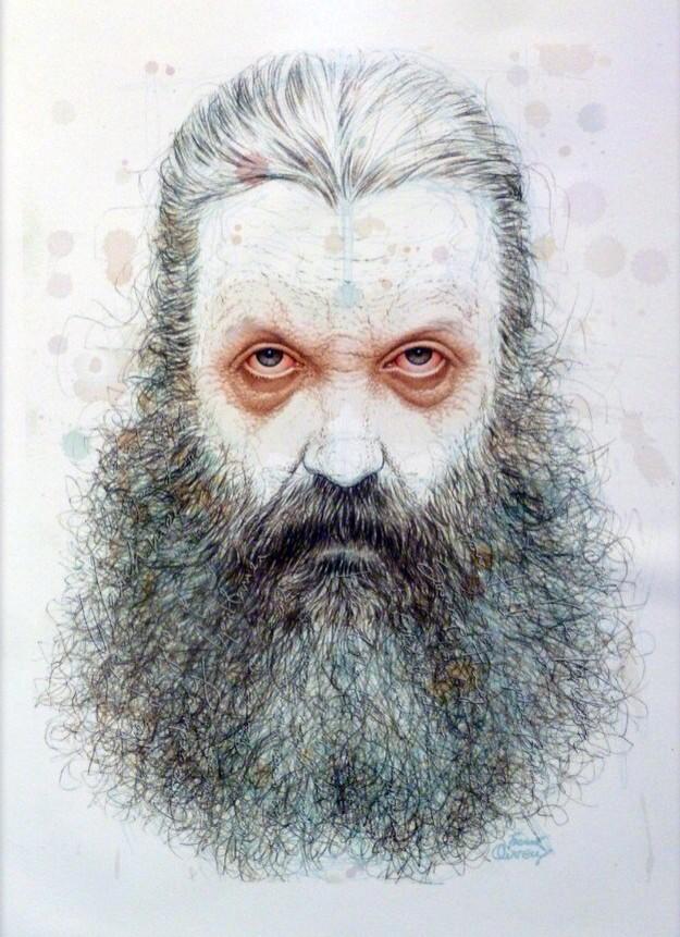 Happy birthday Alan Moore wishing you a buddhaful day & thanks 4 the entertainment the last 30yrs pic Frank Quitely 