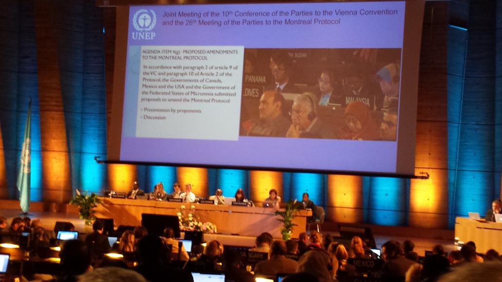 AustRef's tweet image. Maldives demonstrates #climate leadership again. Urges parties to address elephant in room &amp;amp; phase down #HFCs #MOP26