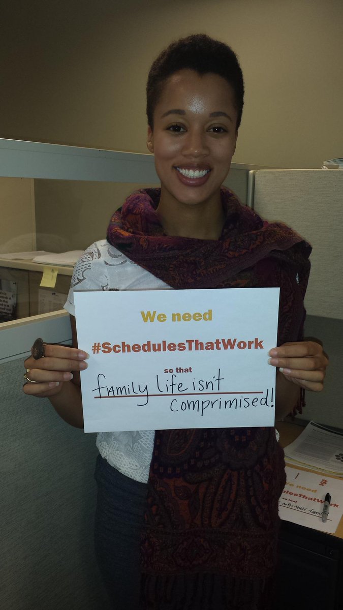 WomenEmployed's tweet photo. No one should have to live a last-minute life, especially during the holiday season. We need #SchedulesThatWork http://t.co/tuNT0iUgNO