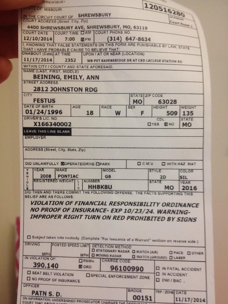 B_PARKER_V's tweet photo. The fact that @ladylancer14 got a ticket before I did... Daredevil Driver!!! #insurancecard #norightonred http://t.co/3IJV1uMsqP