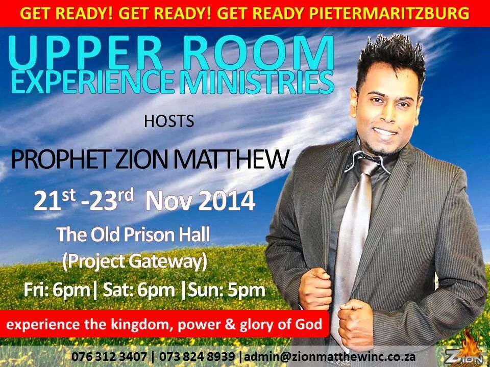 ProphetZionM's tweet photo. Pmb don't miss the Revival in your city this weekend! http://t.co/lpChjwUjQr