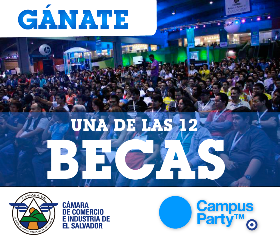 camarasal's tweet photo. ¡Gana 1 de las 12 becas completas para @campuspartySLV!
Participa dando clic acá: http://t.co/tsl0bTKHAm #CPCCIES http://t.co/1HSAKv4I63