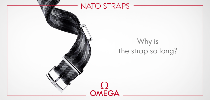 omegawatches's tweet photo. Why are "NATO" straps so long? http://t.co/KfQYCn7dtY