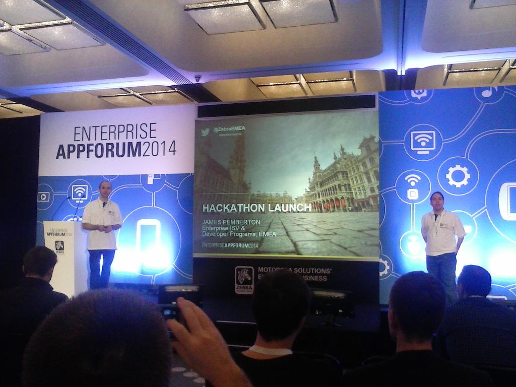 seam_barbel's tweet photo. Enterprise #AppForum2014 #hackathon just about to be launched http://t.co/3IjlQ9FCTr