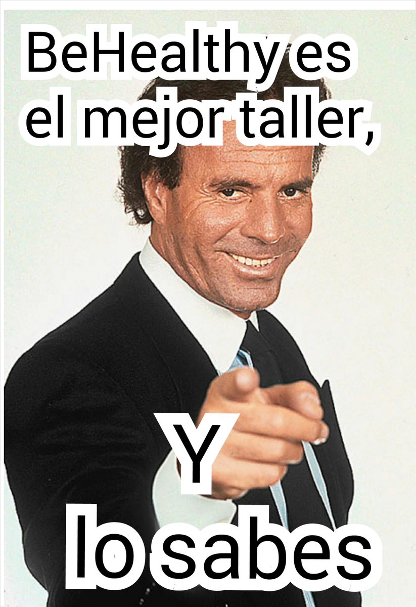 BeHealthy_BH's tweet photo. Hay talleres muy buenos, pero el gran Julio Iglesias manda... http://t.co/yHt2InVKdU