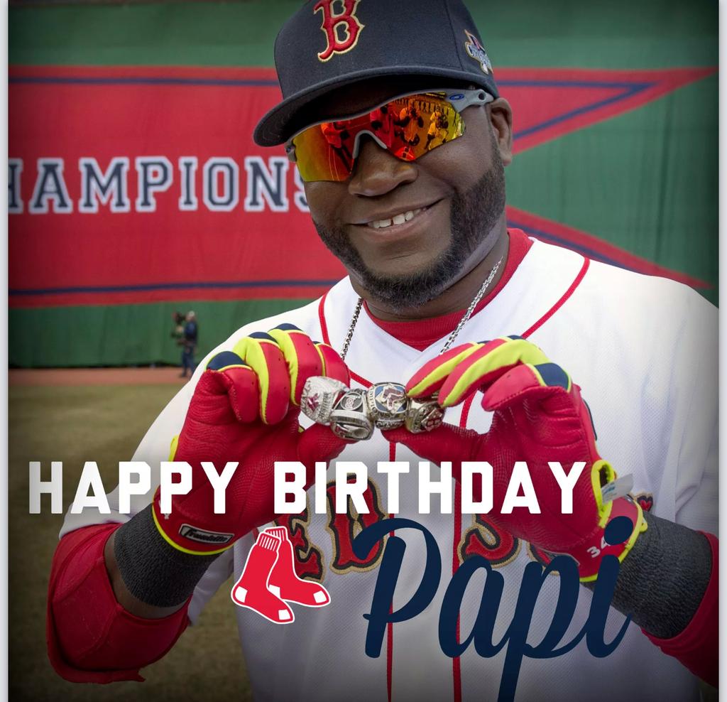   Happy birthday david Ortiz    the realest 