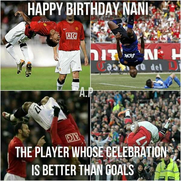 Idola ku ni! " Happy birthday Luis Nani 