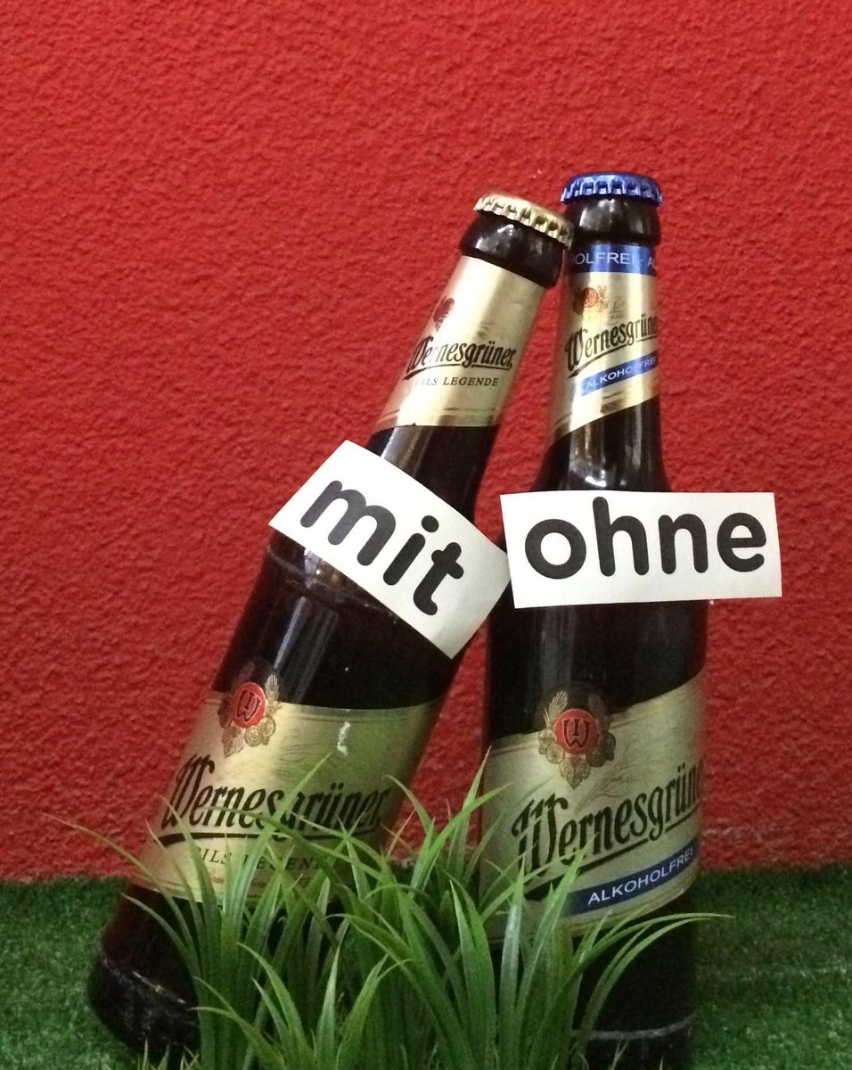 Mit oder ohne? Egal - Hauptsache Wernesgrüner! #wernesgrüner #pils #bier #alkoholfrei