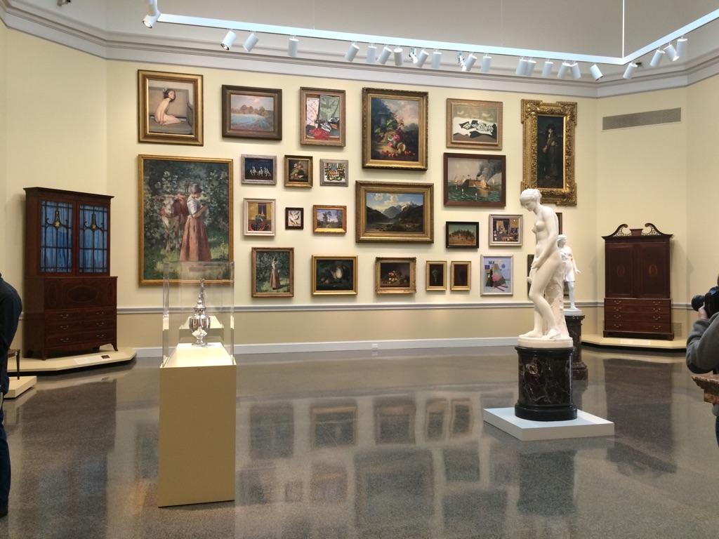 artbma's tweet photo. "Cabinets were essentially interior architecture; these work perfectly with Pope's building." #bma100 http://t.co/IeSM95ulZR
